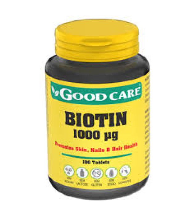 Biotin 1000 - 100 Comprimidos - Good Care
